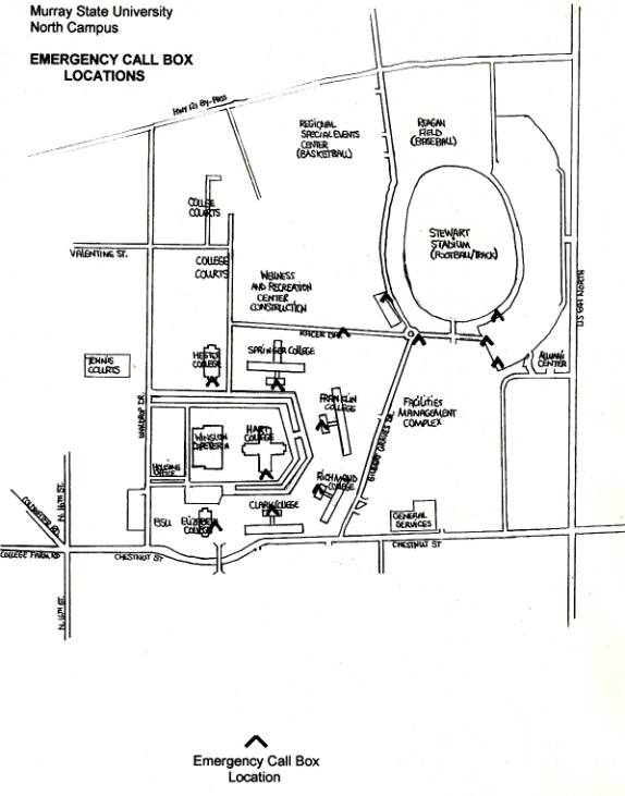 North Campus Callboxes