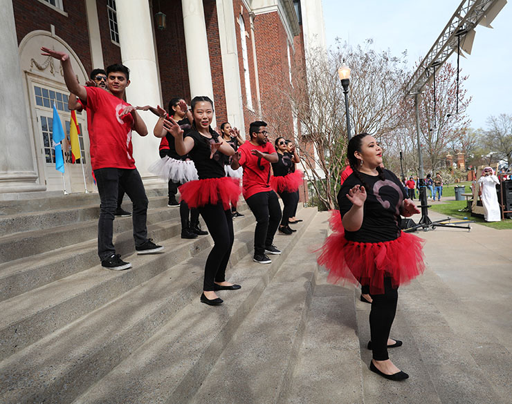 Students perform at All Campus Sing
