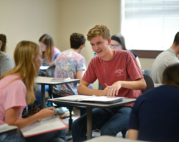 Students in an Honors seminar