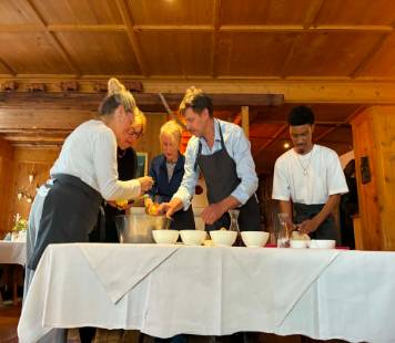 Group Making Strudel