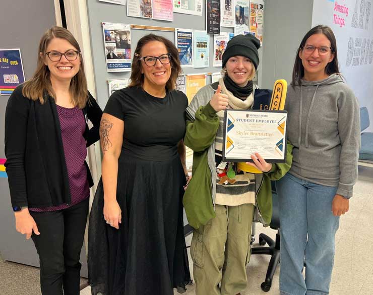 Branstetter presented with certificate