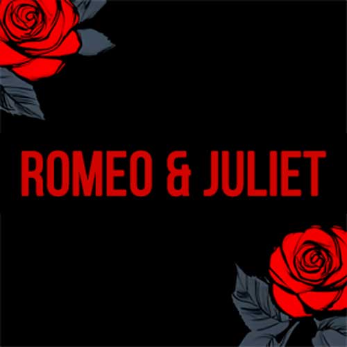 decorative poster for Romeo and Juliet