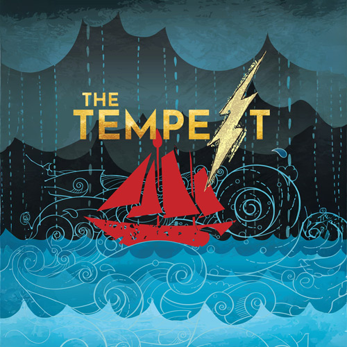 illustrated poster for The Tempest