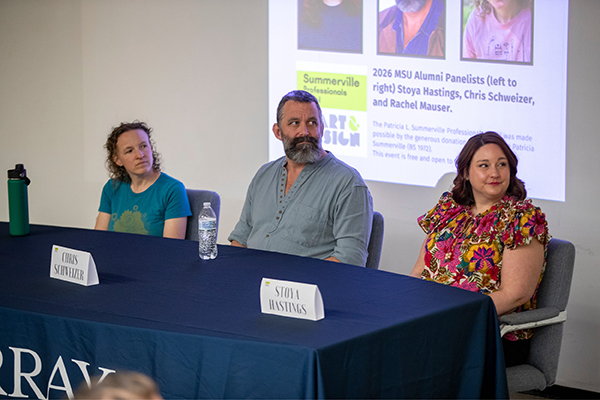 2026 Summerville Professionals panelists Rachel Mauser, Chris Schweizer, and Stoya Hastings discuss their work together.