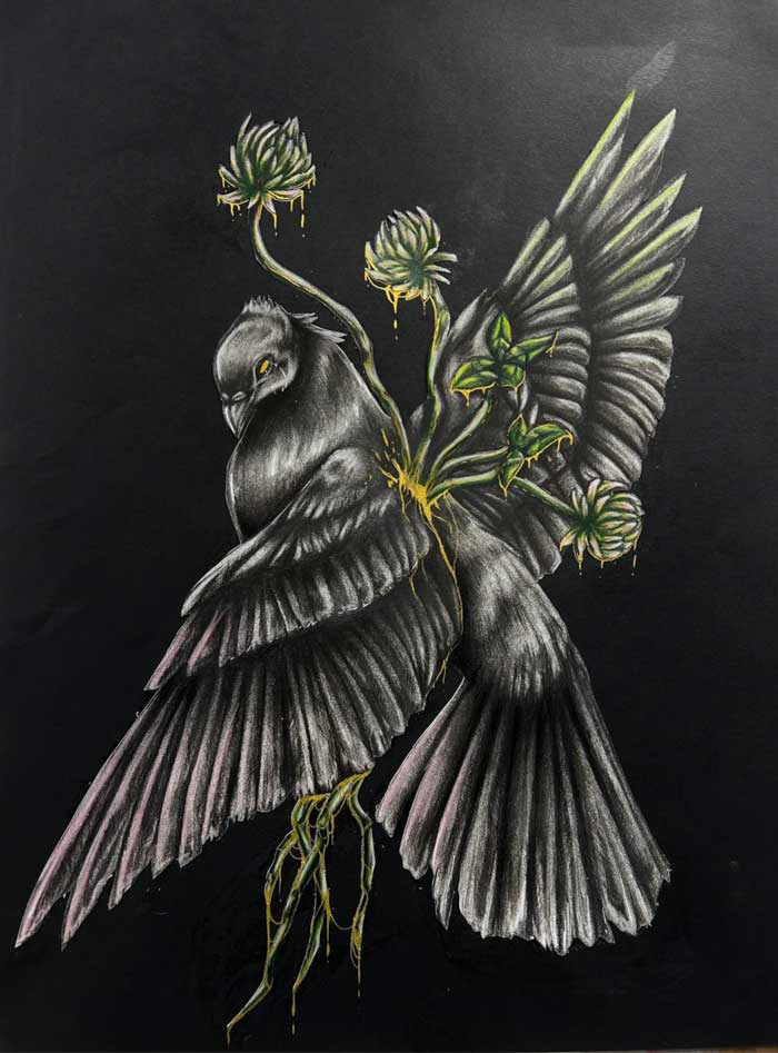 artwork by Murray State student Anna Pham