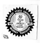 50th anniversary sticker, 1972