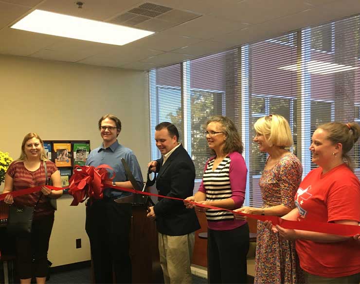 Center Curriculum Library Ribbon-Cutting 2016