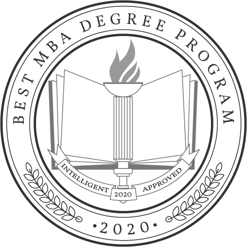 Best MBA Degree Program Seal from Intelligent.com