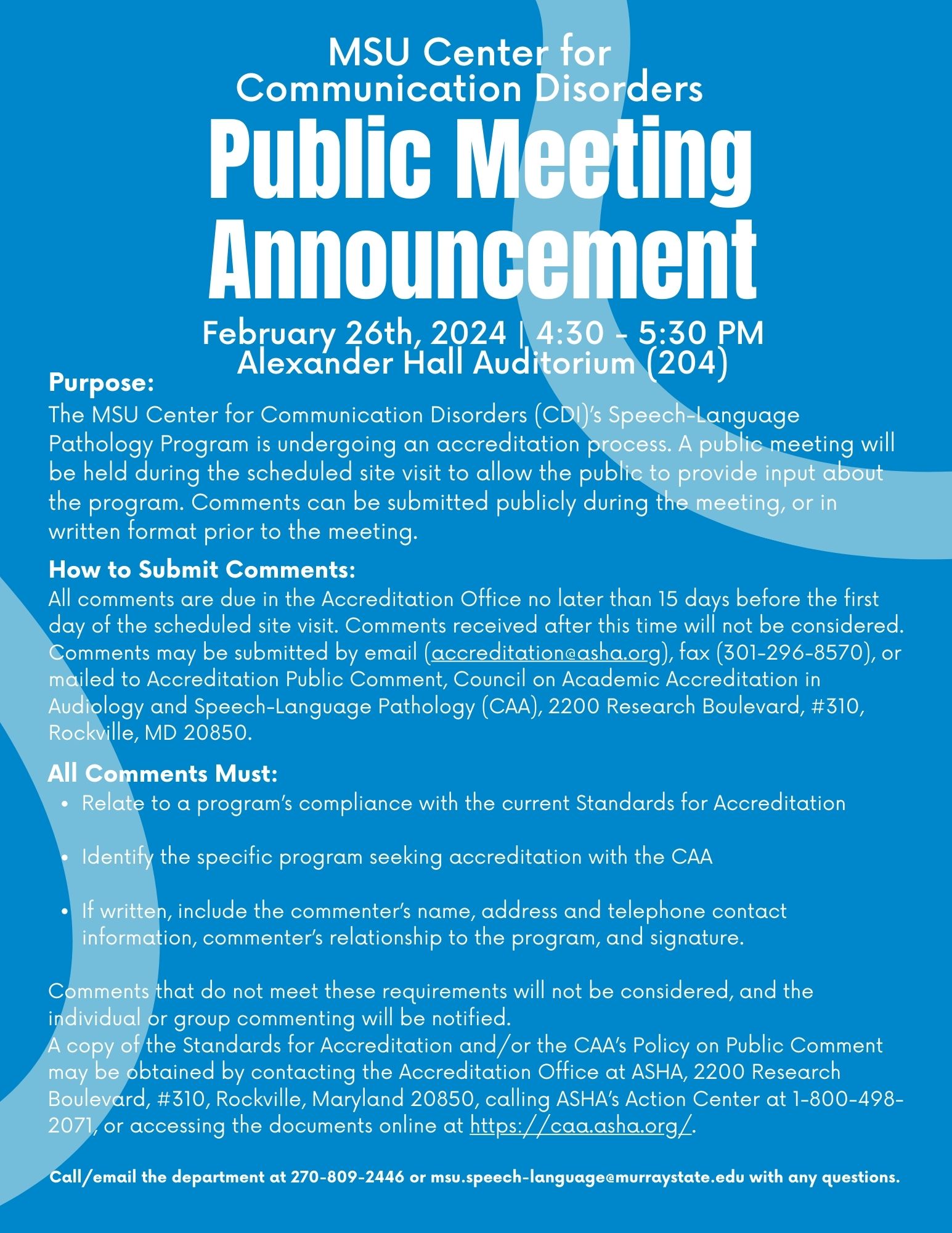 Center for Communication Disorders