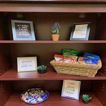 Lactation Room Shelves