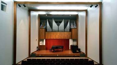 The chamber music-friendly Farrell Recital Hall.