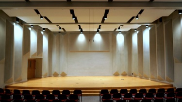 The mid-sized Performing Arts recital hall.