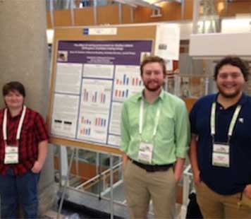 Students present research at the Annual ABS Meeting.