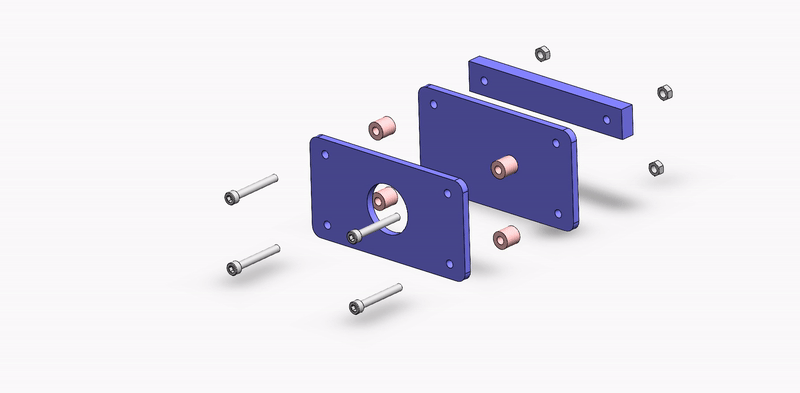 Animated gif of plate assembly process