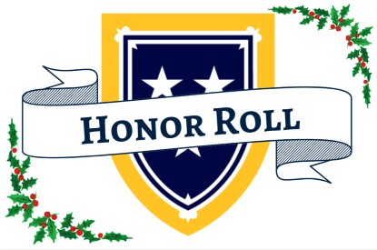 Honor Roll logo with holly