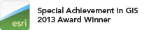 Special Achievement in GIS 2013 Award Winner