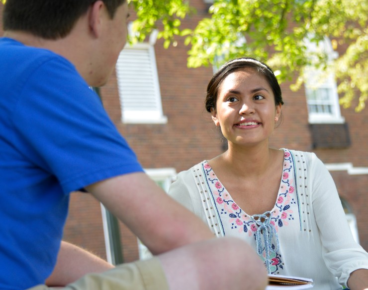 Studying in the Quad