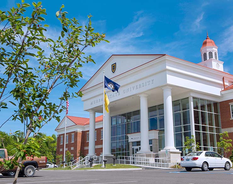 Exterior of the Paducah, Kentucky admissions office on the regional campus. 