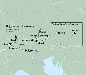 Expected travel itenerary