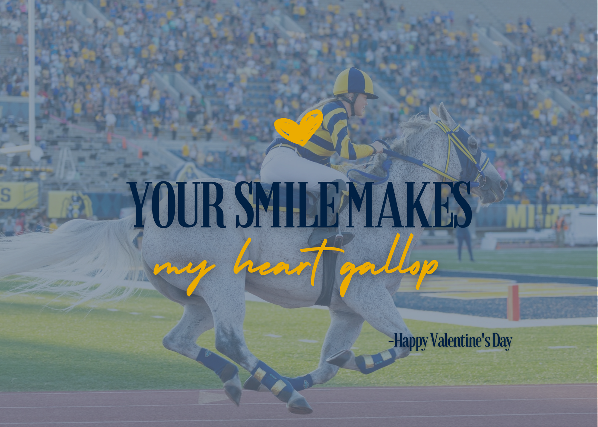 Your Smile Makes my Heart Gallop eCard