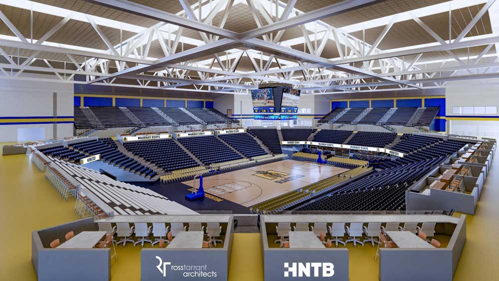 Rendering of the renovated CFSB Center lower bowl and club spaces