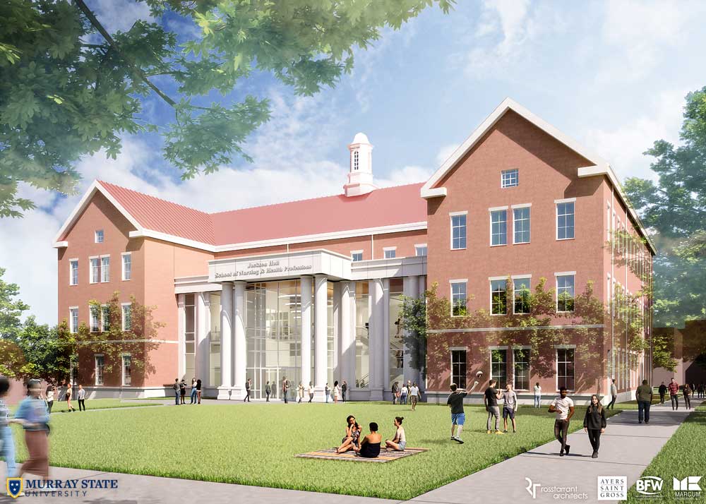 Rendering of the Jackson Hall
