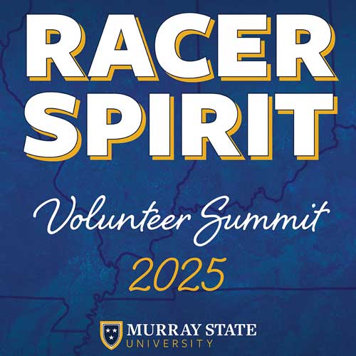 Racer Spirit Volunteer Summit graphic decorative