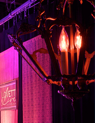 Close up of lantern at Campus Lights.