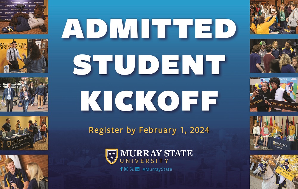 Admitted Student Kickoff poster