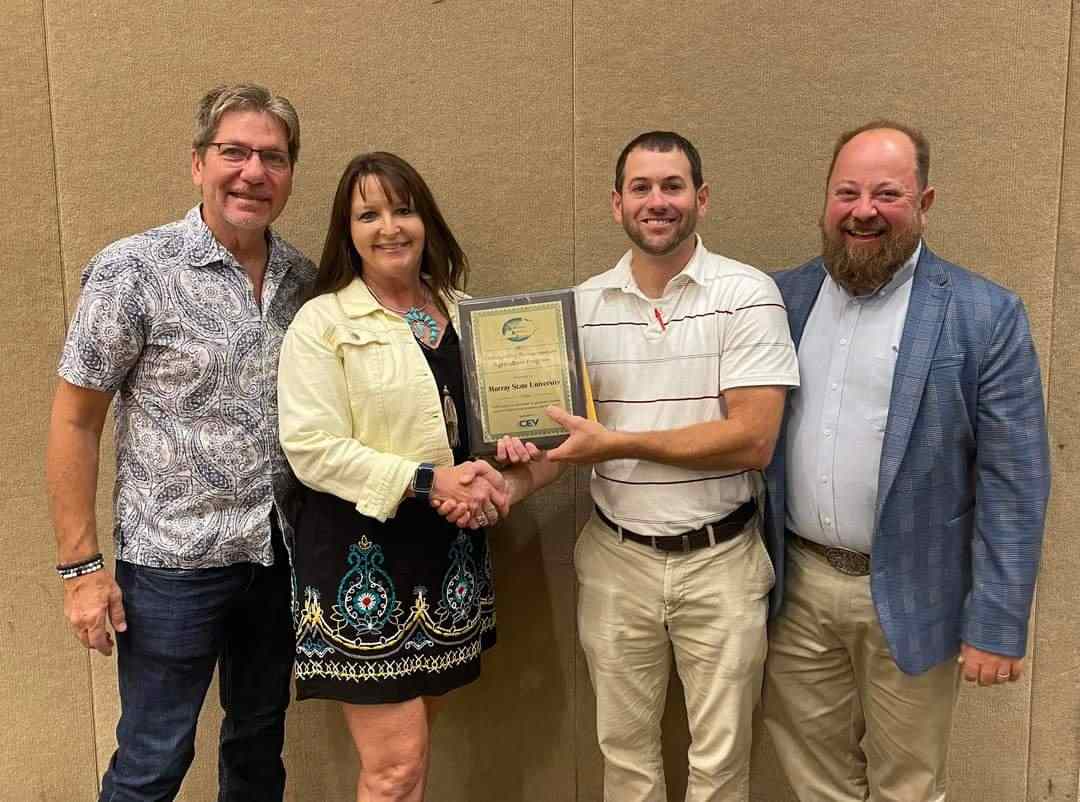 Pictured are Mr. David Black, Dr. Kimberly Bellah, Mr. John Martin, and Dr. Brian Parr