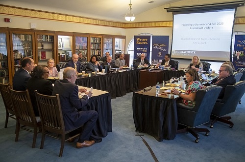 Murray State University held its quarterly Board of Regents meeting on Friday, June 2. 