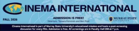 Cinema International logo placed over a blue globe.