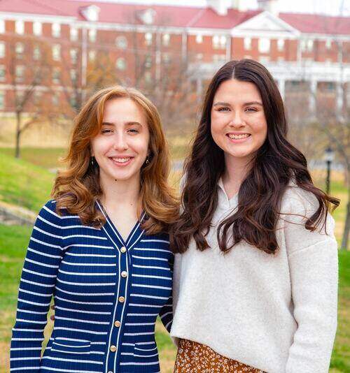 Caroline Chambers and Amelia Lutz