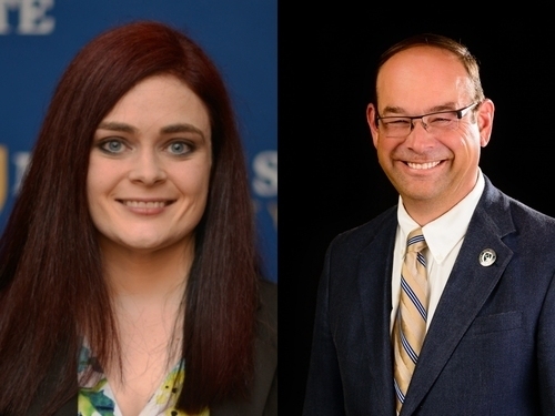 Katy Hancock and Chris Wooldridge