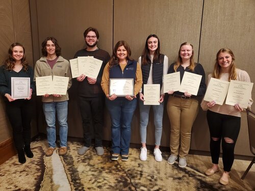 Horticulture Club with awards