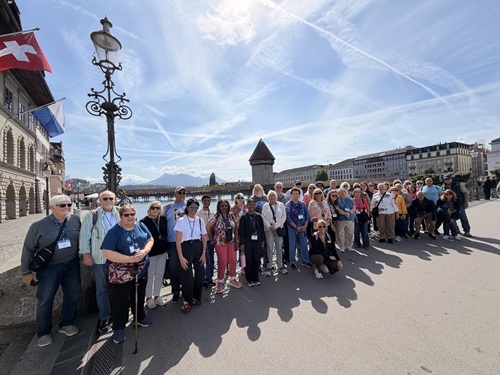 An image of Racer alumni in Switzerland
