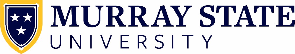 Murray State University logo with navy blue and gold shield