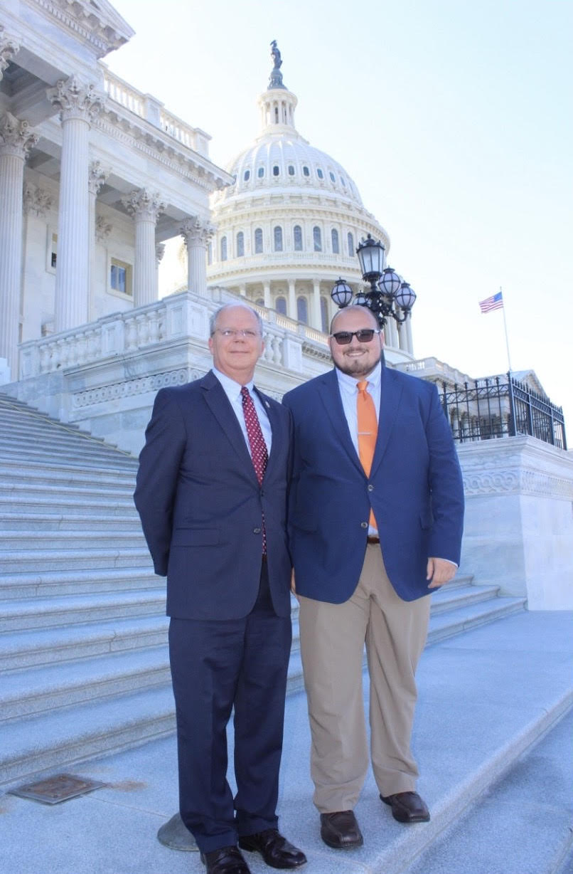 Nathaniel Humphrey with Congressman Brett Guthrie