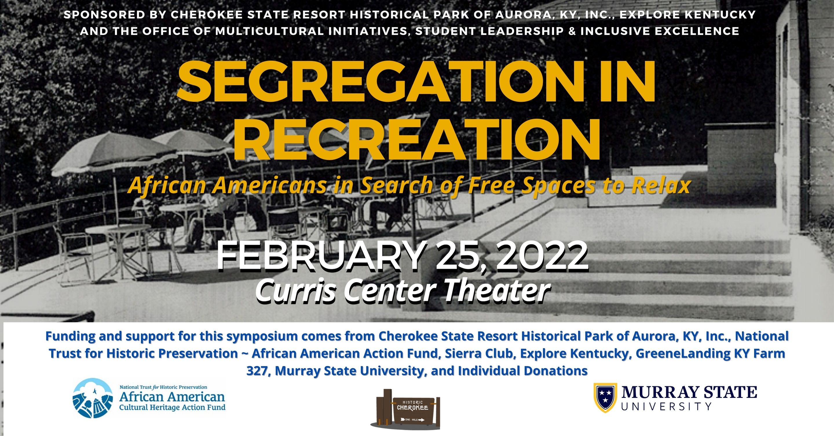 Segregation in Recreation flyer