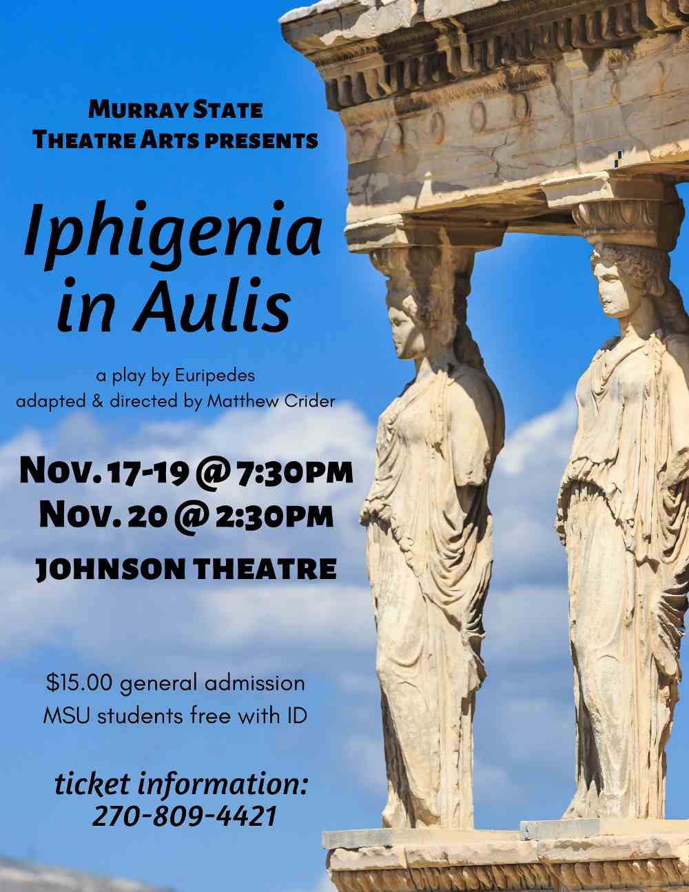 Iphigenia in Aulis poster