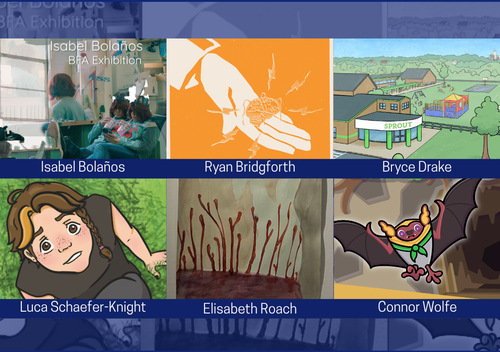 BFA capstone art exhibits