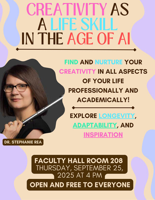 Creativity in the age of AI flyer