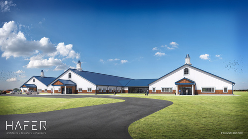 Digital rendering of the new Veterinary Sciences building