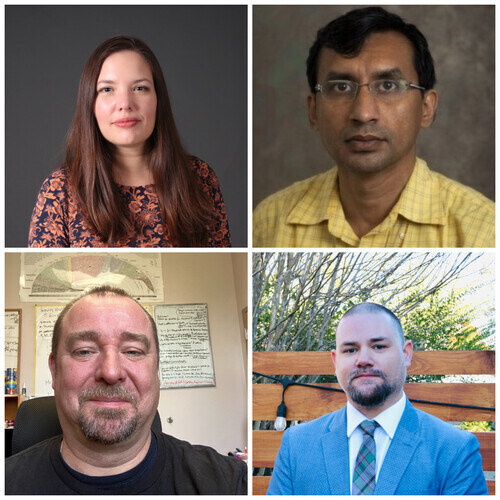 clockwise: Cintia Segovia Figueroa, Sourav Chatterjee, Christopher A. Craig, and Oliver M. Beckers