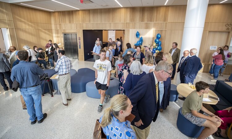 people gathering in room