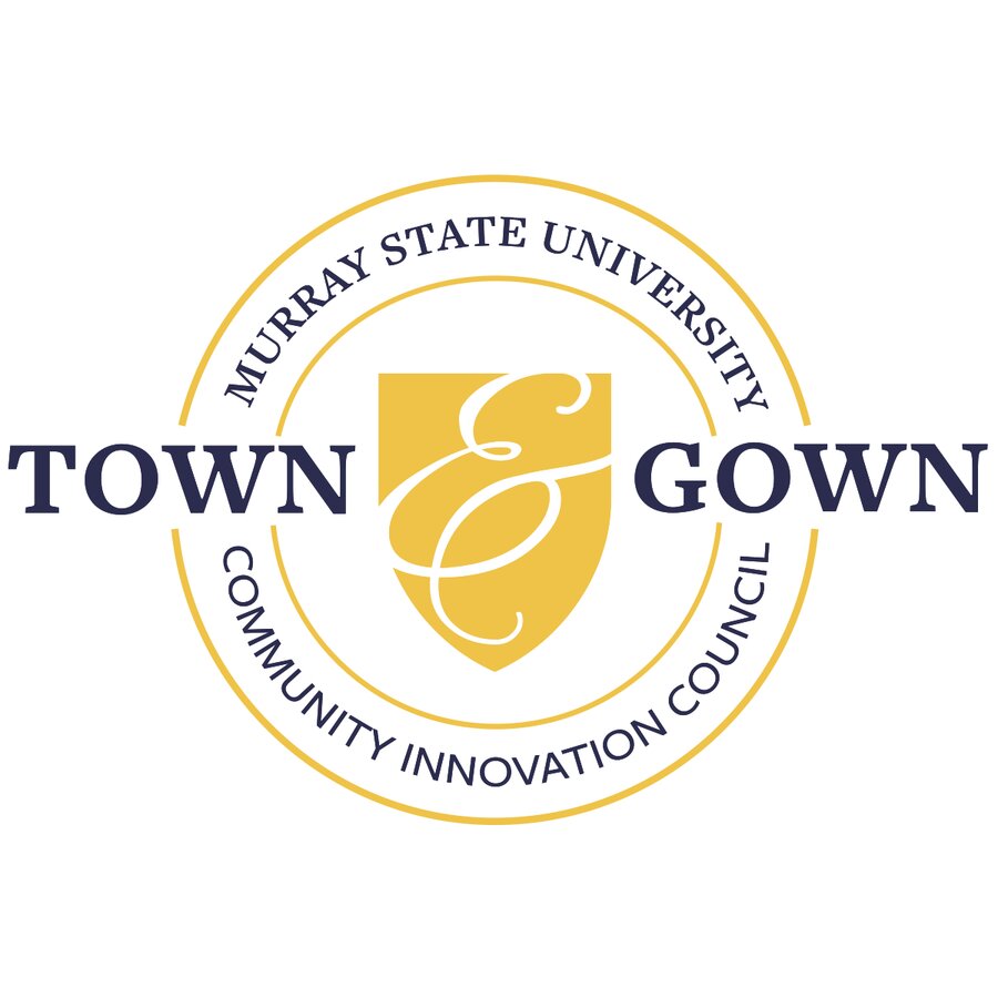 Murray State Town & Gown Community Innovation Council in navy with a gold shield