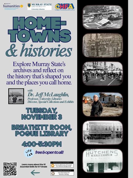 Hometown & histories flyer with even information