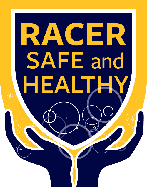 Racer Safe and Healthy logo